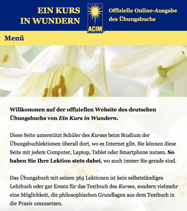 Ein Kurs In Wundern Pdf Kostenlos Ein Kurs in Wundern: Das Übungsbuch auf Deutsch kostenlos online